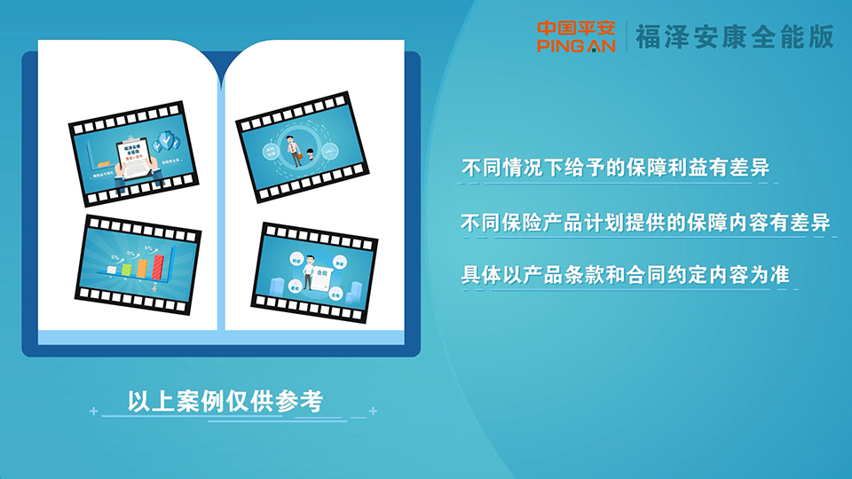 平安保险 平安福泽安康全能版保险产品计划二维动画